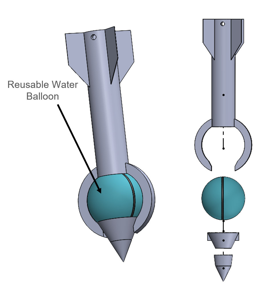 Rocket payload CAD